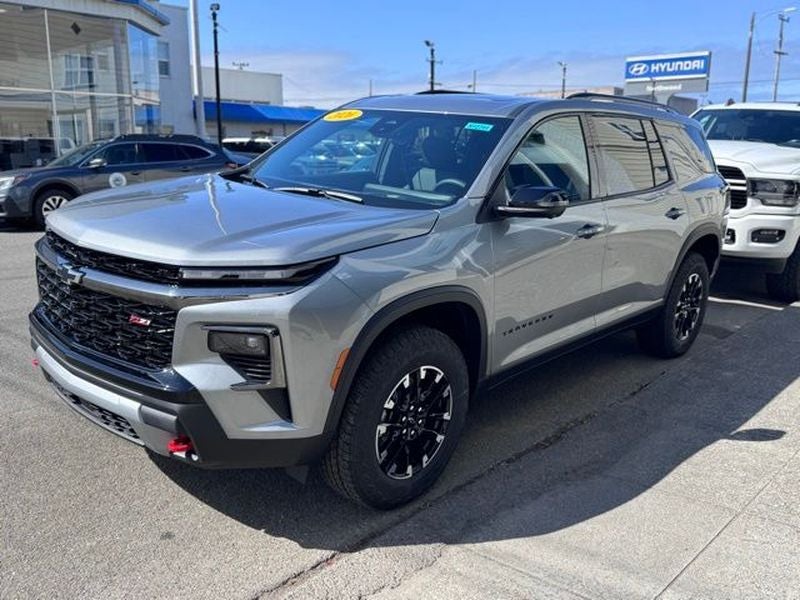 2026 Chevrolet Traverse Z71 in Sterling Gray Metallic — front three-quarter view