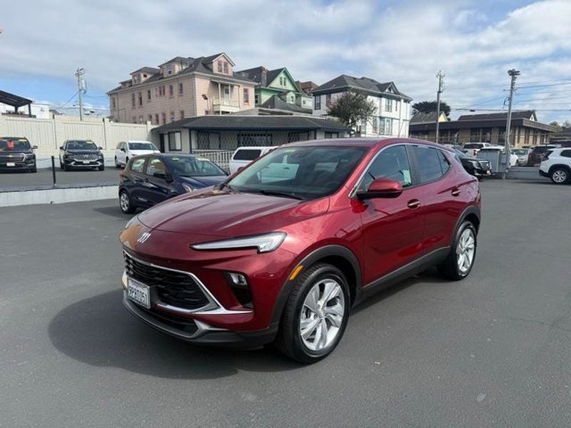 2024 Buick Encore GX Preferred in Cinnabar Metallic — front three-quarter view